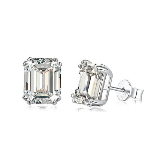 [HOT] Boucles d'oreilles éblouissantes de forme carrée