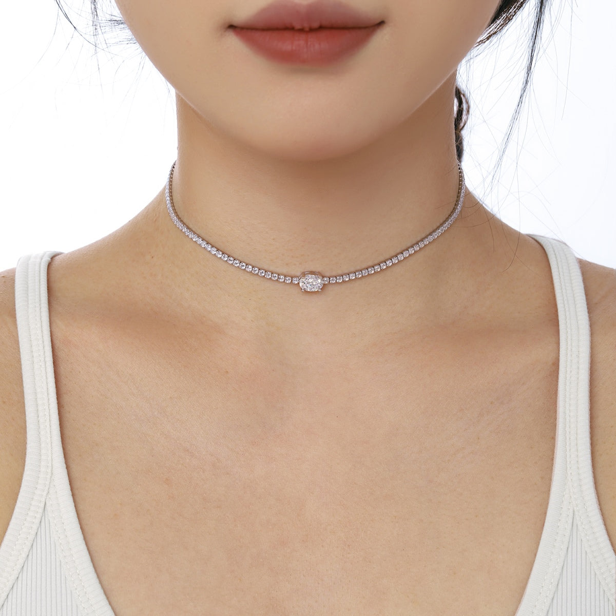 [HOT] Collier taille ovale brillant de 1,0 carat