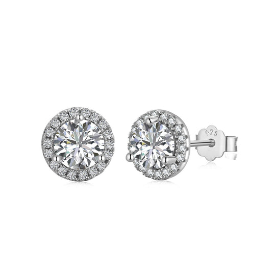 [HOT] Boucles d'oreilles classiques de forme ronde princesse