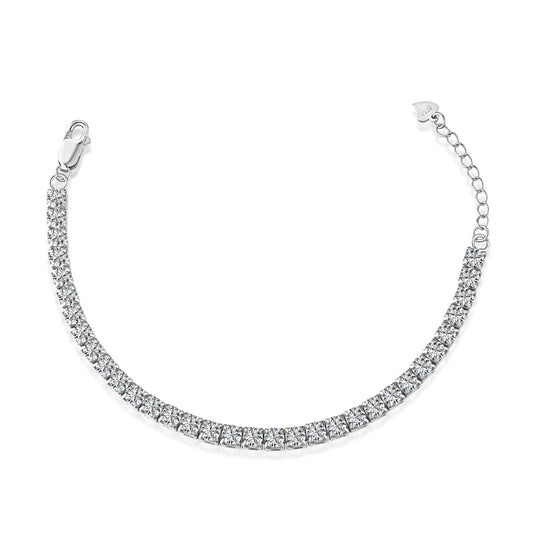 [HOT] Bracelet tennis taille princesse scintillant et radiant