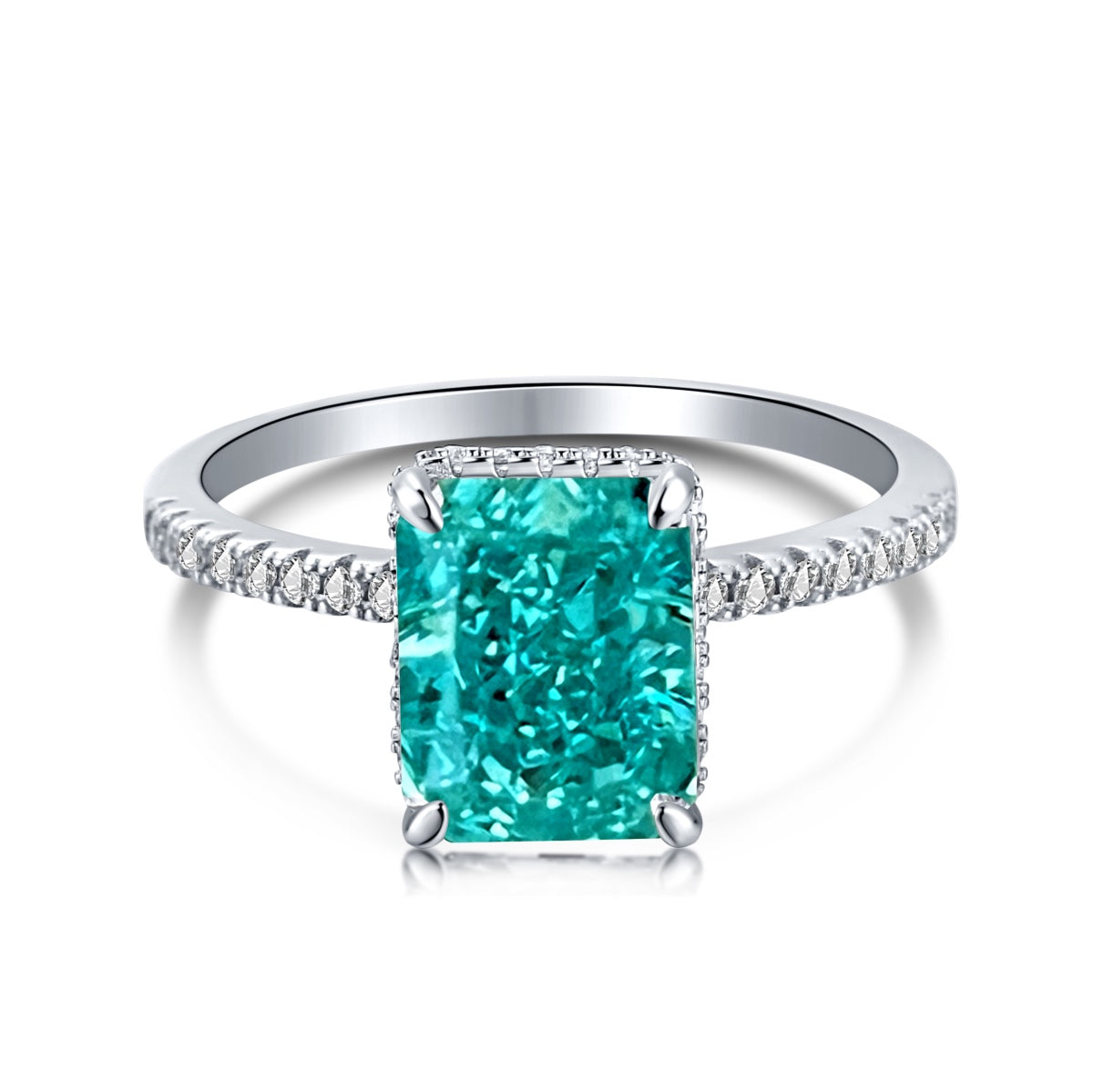 [HOT] Bague de fiançailles luxueuse de 4,0 carats