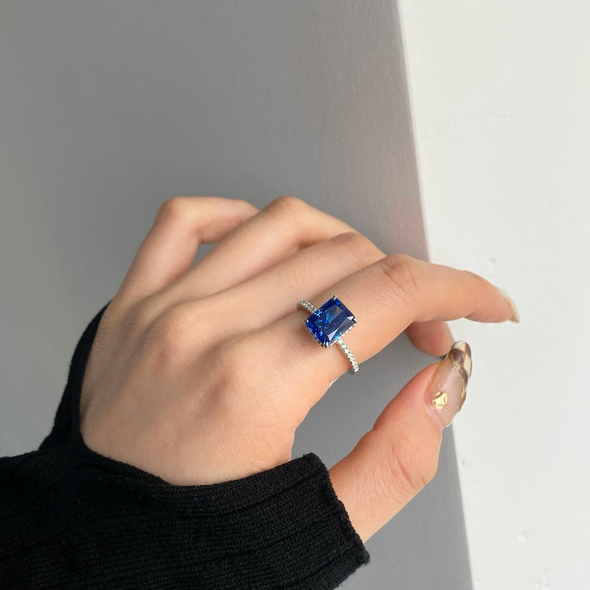[HOT] Bague de fiançailles luxueuse de 4,0 carats