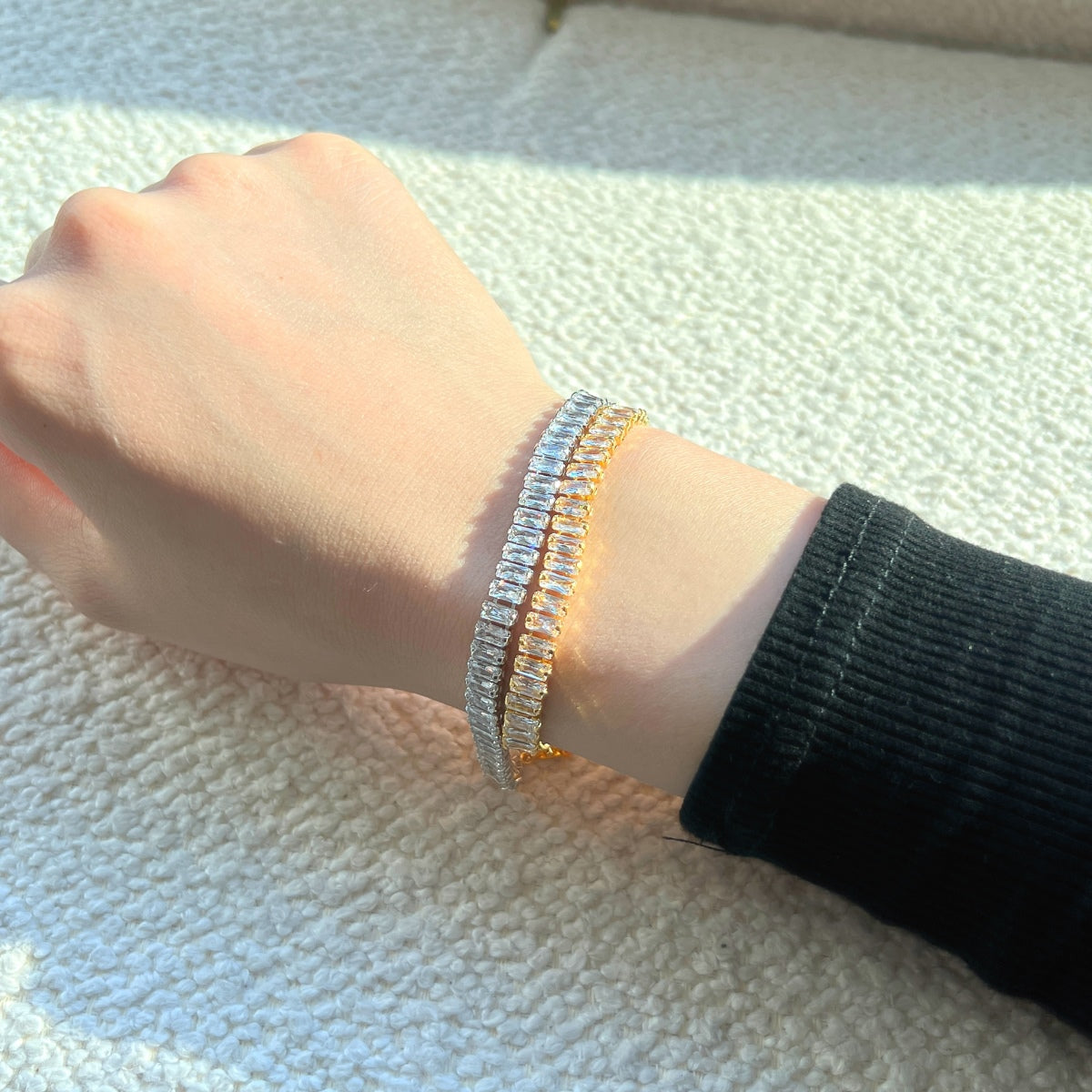 [HOT]Exquisite Emerald Cut Daily Bracelet