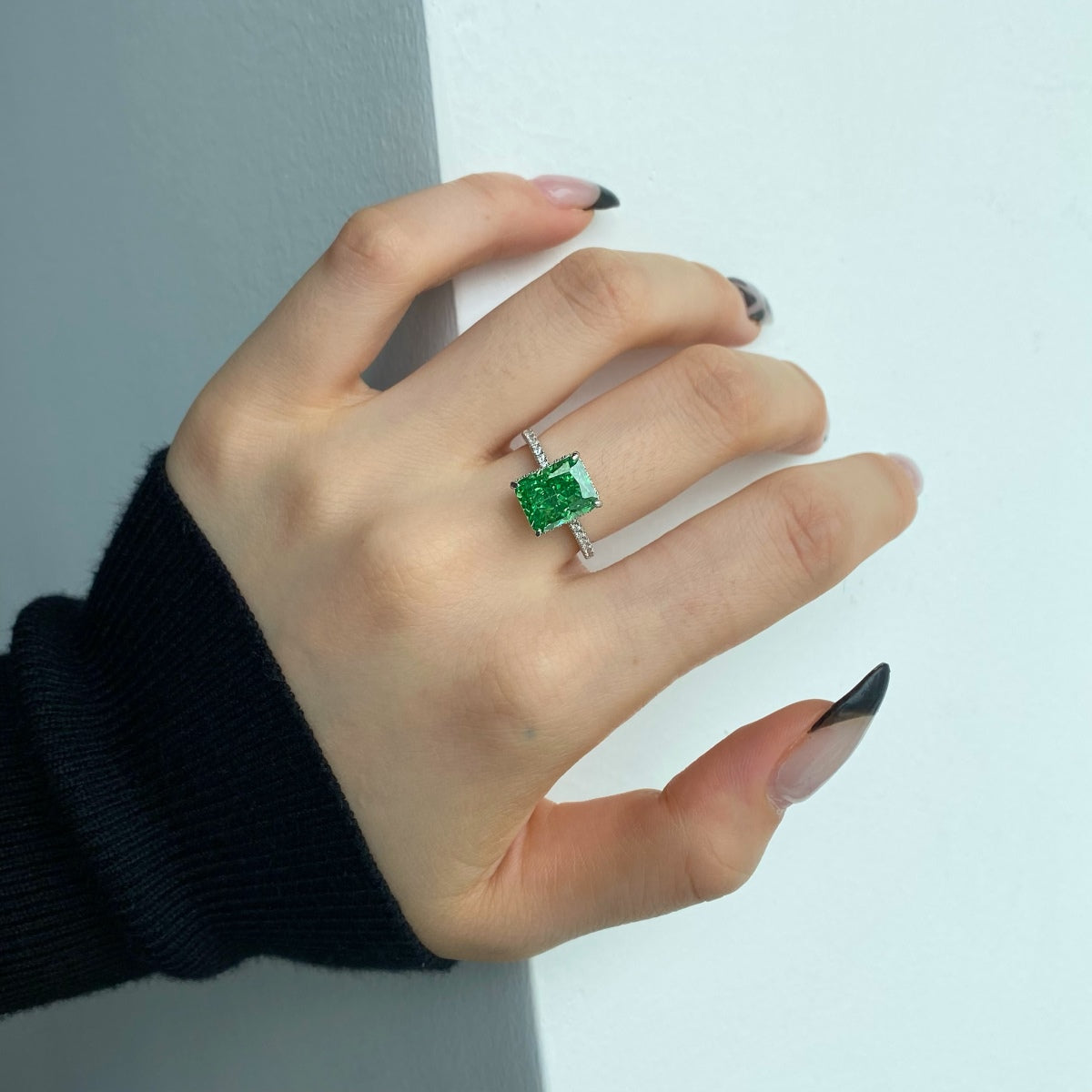 [HOT] Bague de fiançailles luxueuse de 4,0 carats