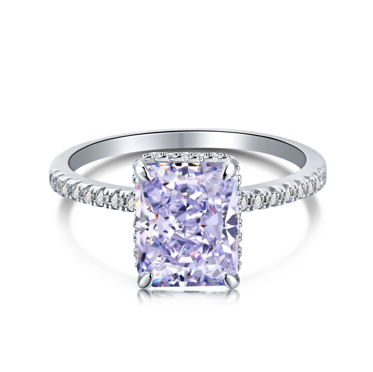 [HOT] Bague de fiançailles luxueuse de 4,0 carats