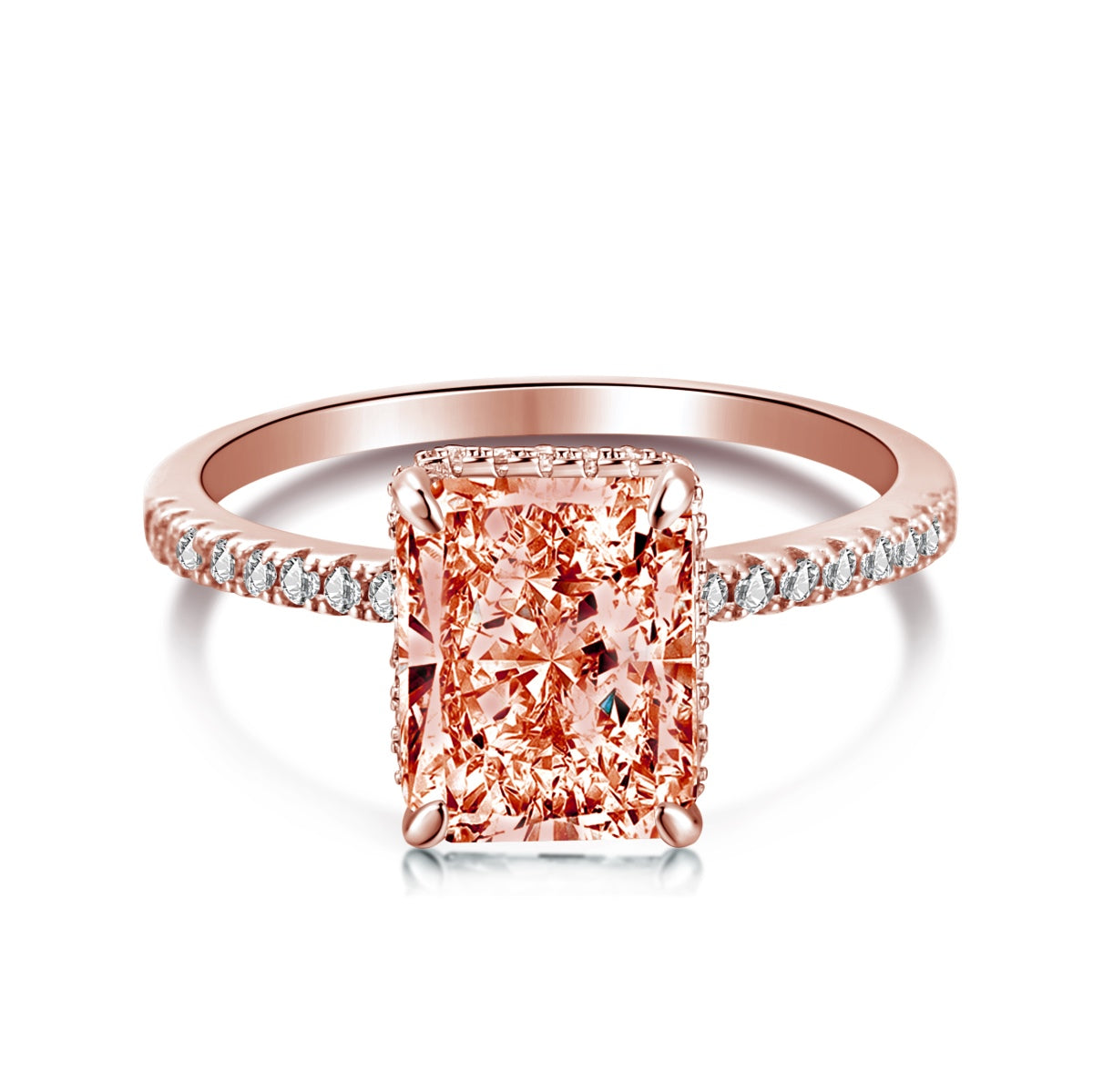 [HOT] Bague de fiançailles luxueuse de 4,0 carats