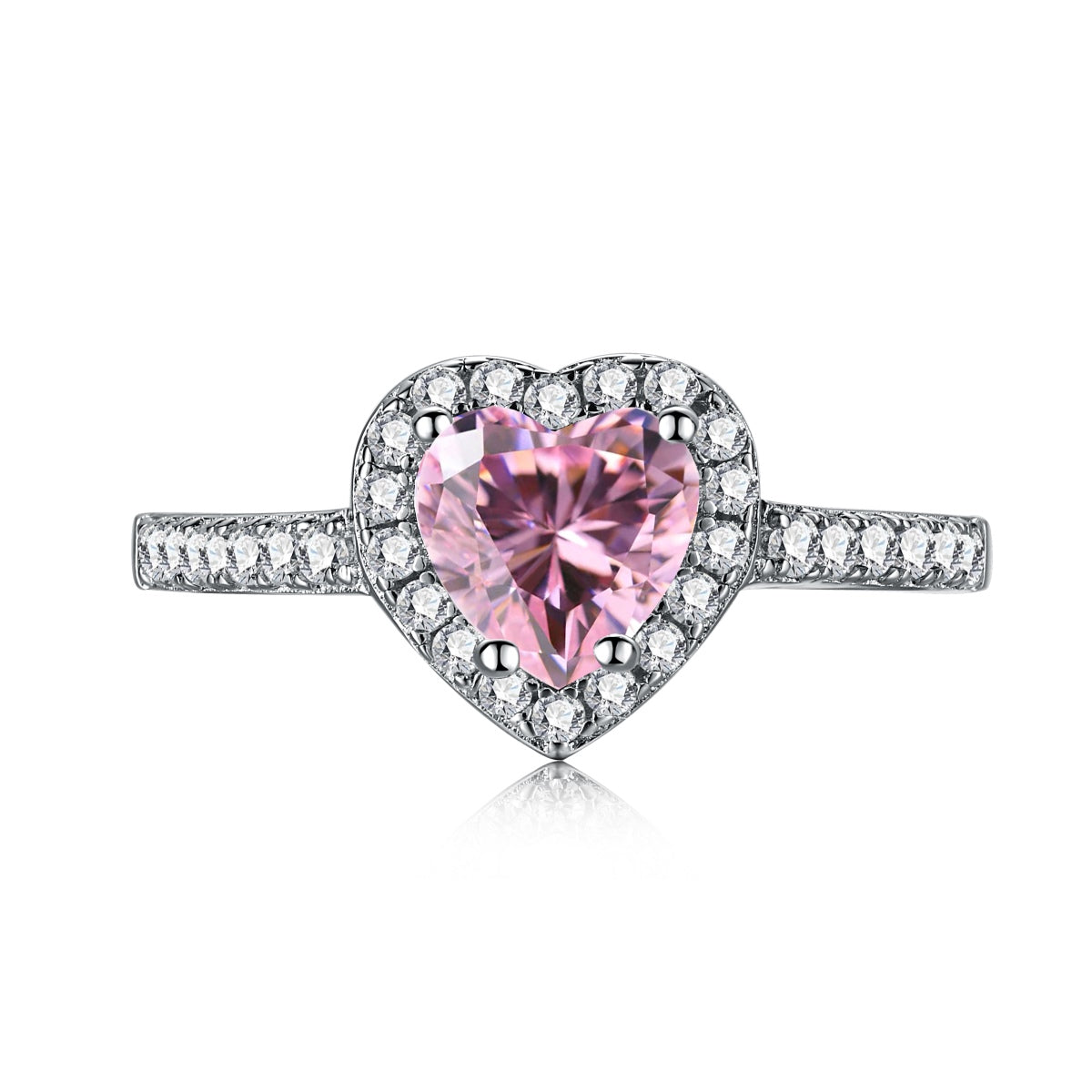 [HOT] Bague d'amour romantique en forme de cœur éclaboussante et éternelle