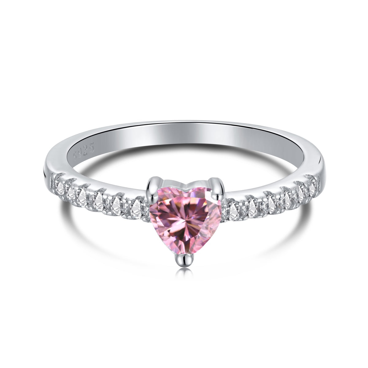 [HOT] Bague d'amour en forme de cœur de 0,5 carat CaratEternity