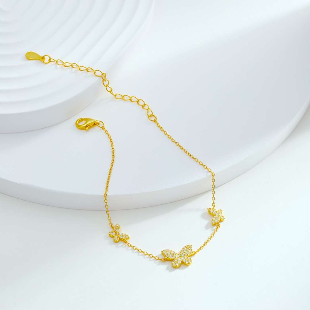 [HOT] Bracelet pendentif papillon délicat