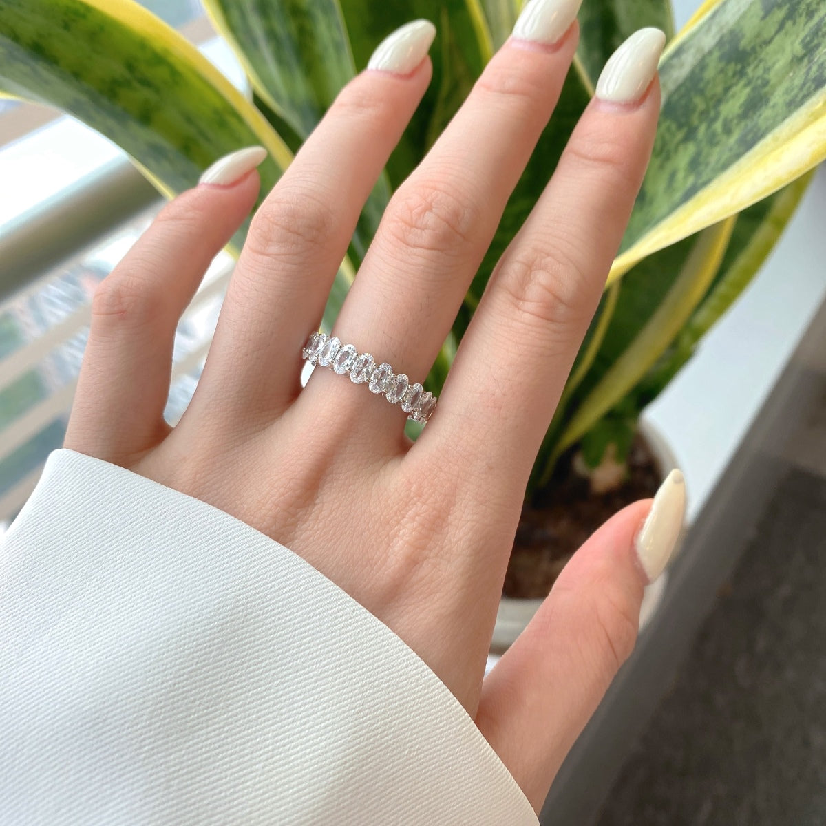 [HOT] Bague de tennis ovale ornée