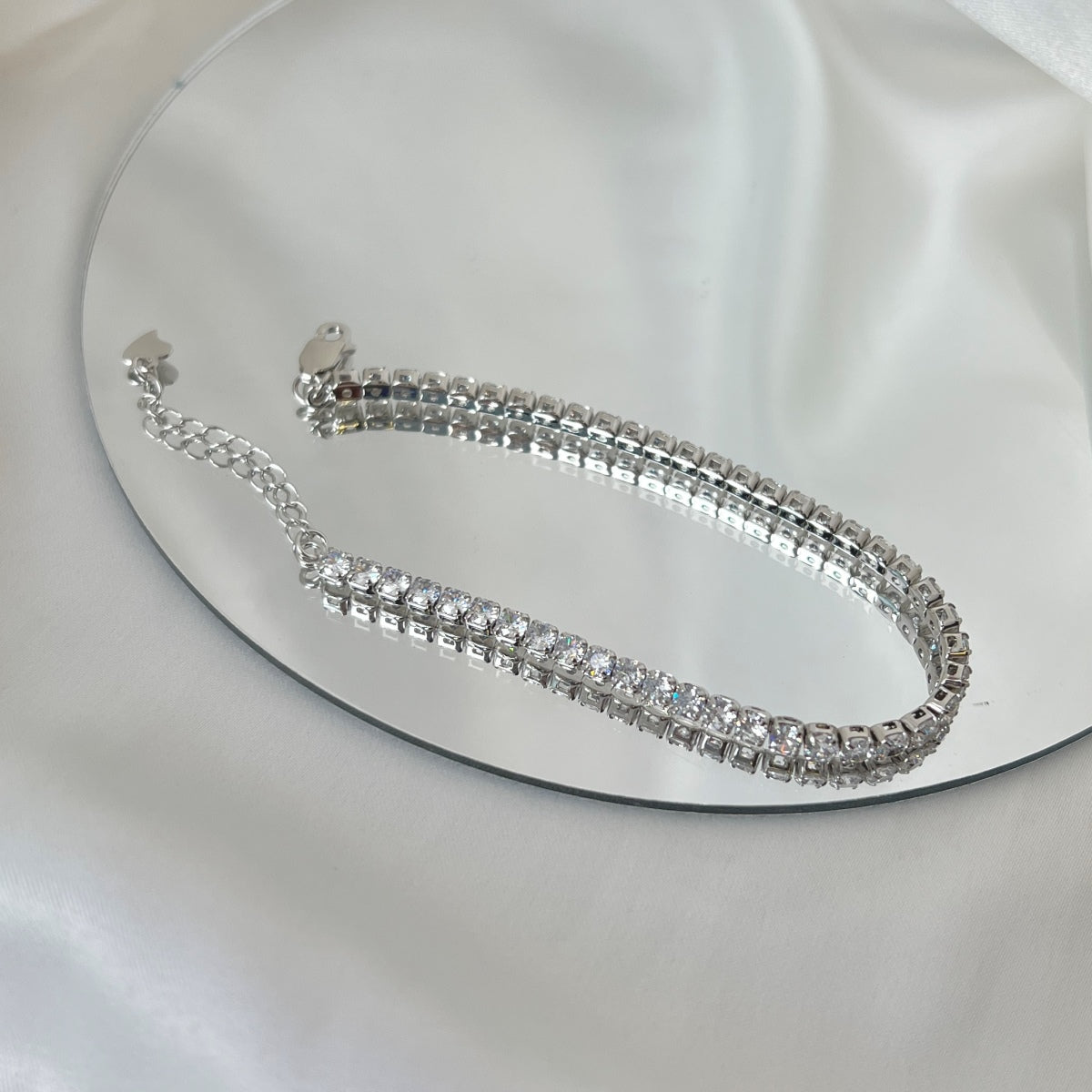 [HOT]Sparkling Round Cut Daily Bracelet