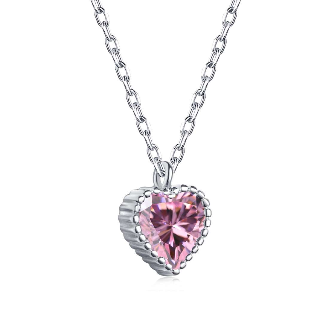 [HOT] Collier en forme de cœur orné