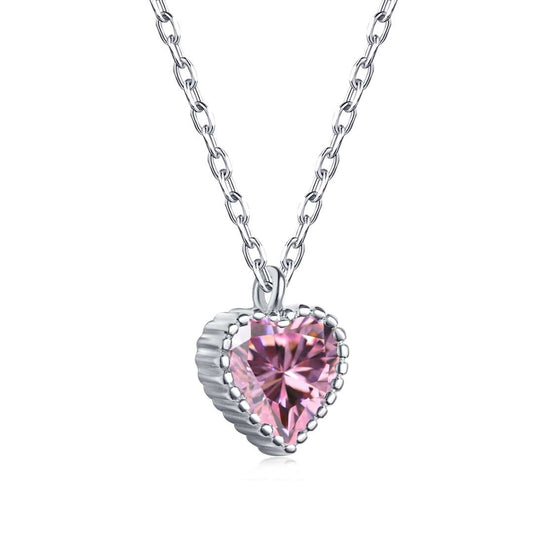 [HOT] Collier en forme de cœur orné