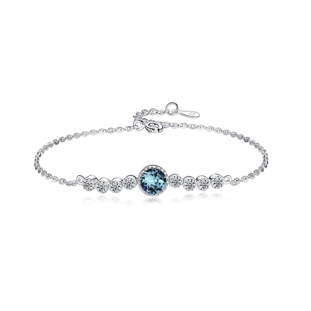 [HOT] Bracelet luxueux en forme de cœur de l'océan