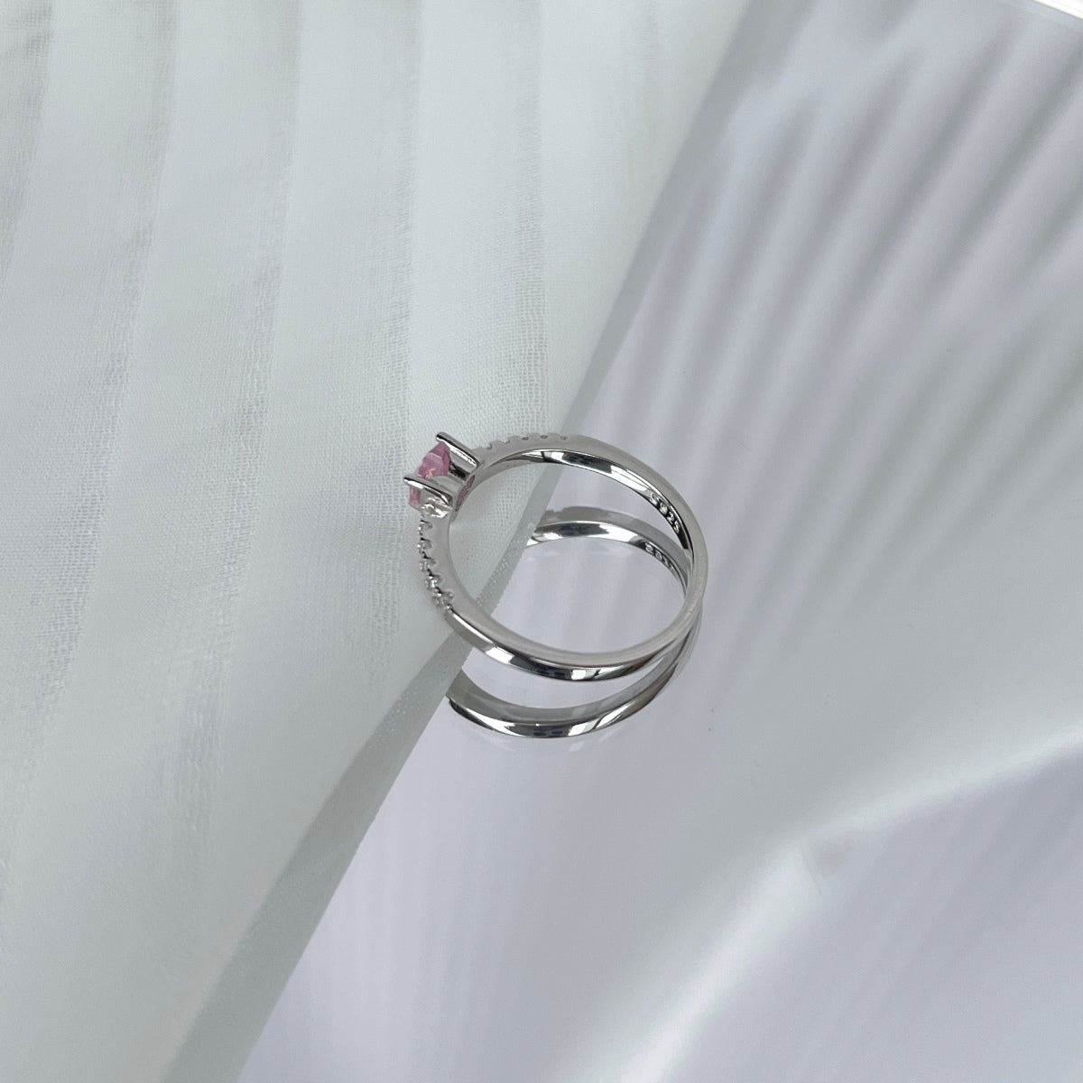 [HOT] Bague d'amour en forme de cœur de 0,5 carat CaratEternity