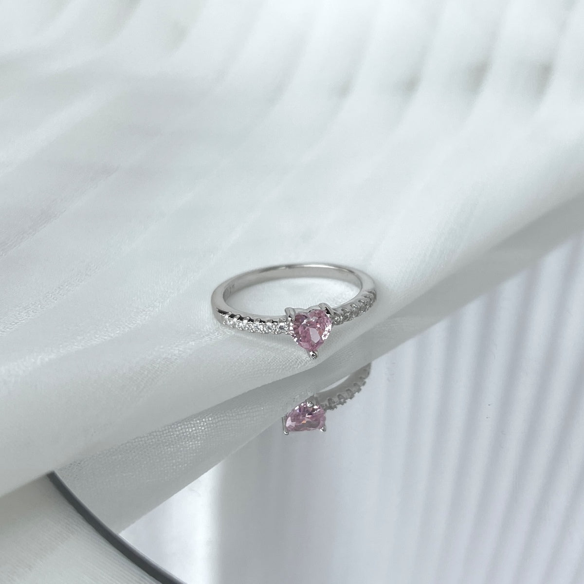 [HOT] Bague d'amour en forme de cœur de 0,5 carat CaratEternity