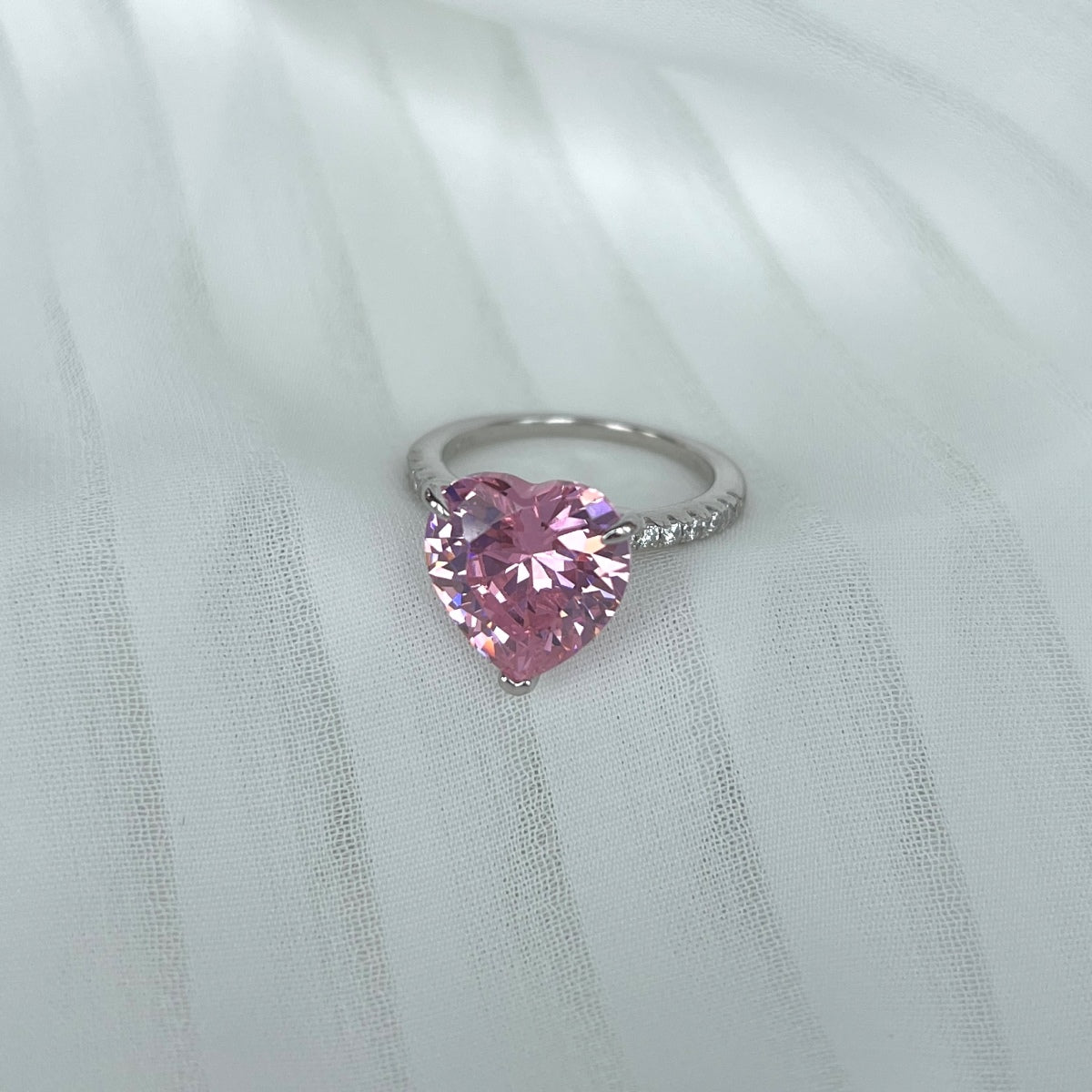 [HOT] Bague romantique luxueuse en forme de cœur scintillante de 6,0 carats