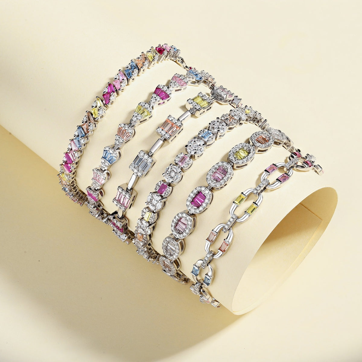[HOT]Dainty Charming Emerald Cut Daily Bracelet