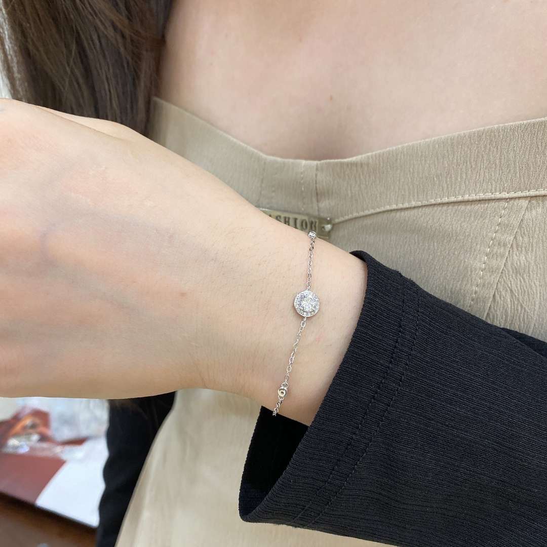 [HOT] Bracelet éblouissant en forme de coupe ronde