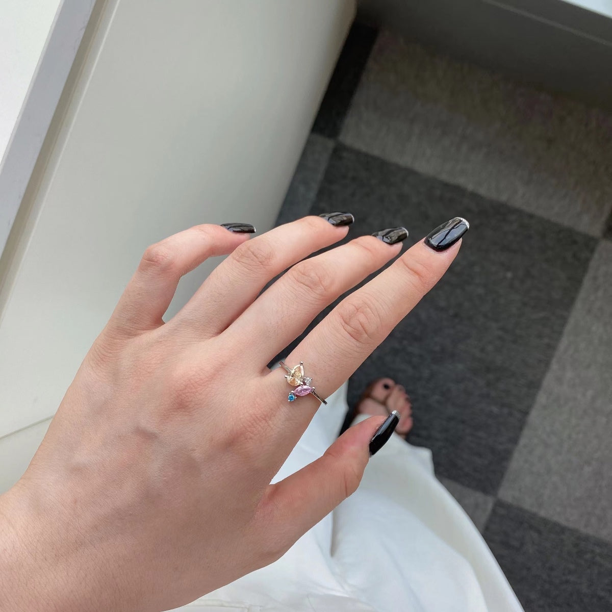 [HOT]Radiant Colorful Multi Cut Daily Ring