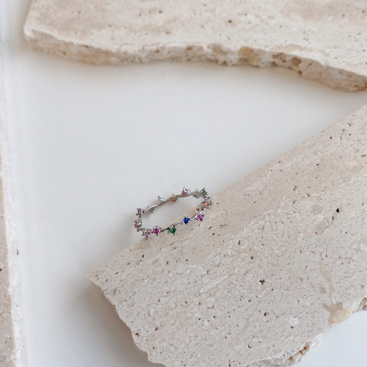 [HOT]Radiant Colorful Round Cut Daily Ring