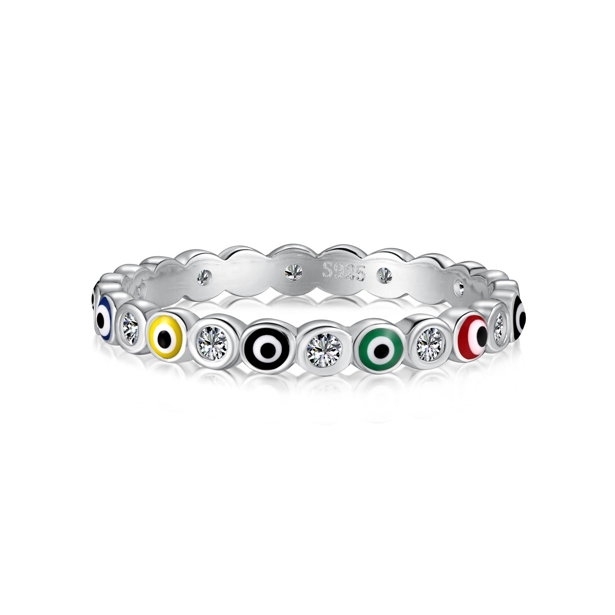 [HOT] Bague ronde vibrante et scintillante pour un usage quotidien