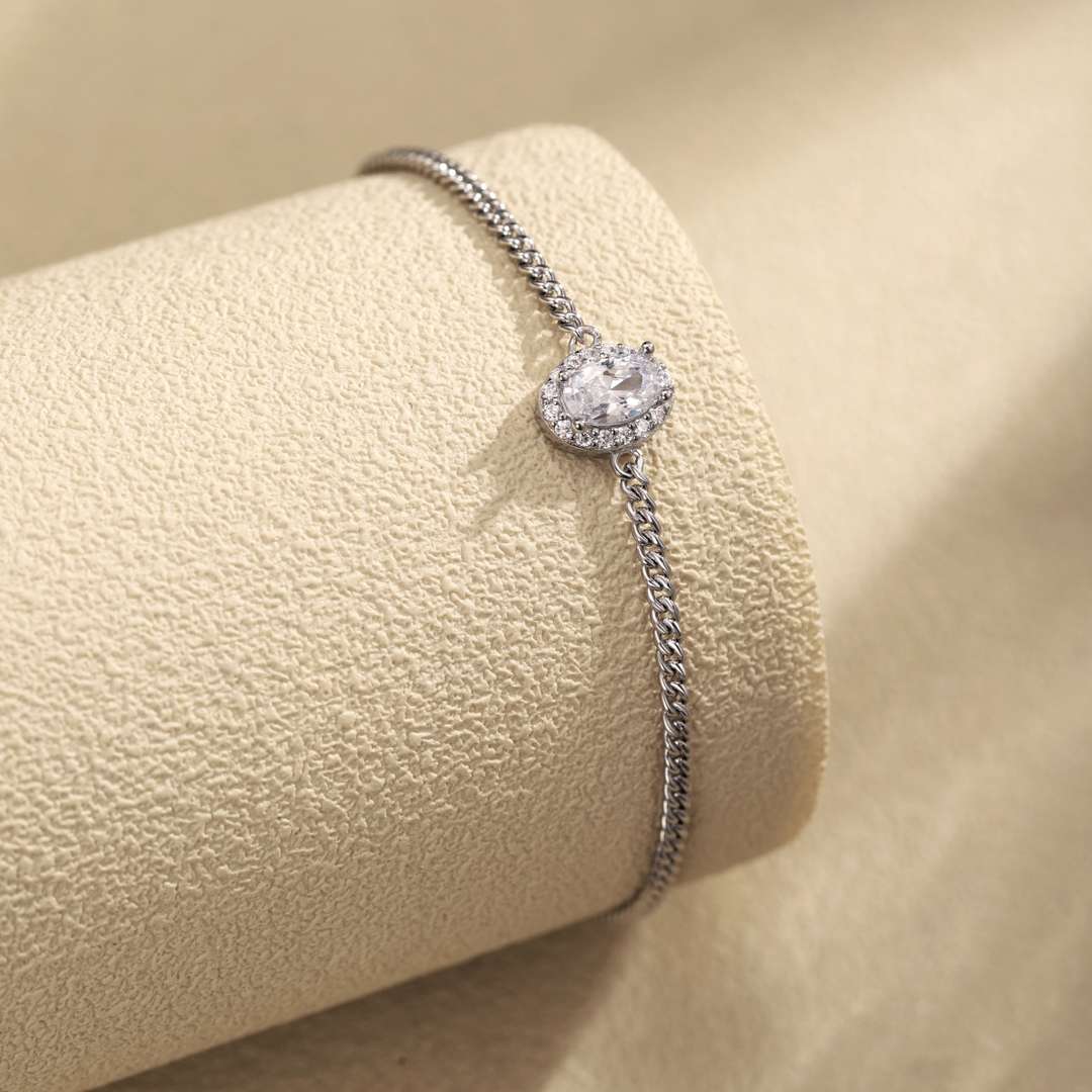 [HOT] Bracelet de forme ovale exquis