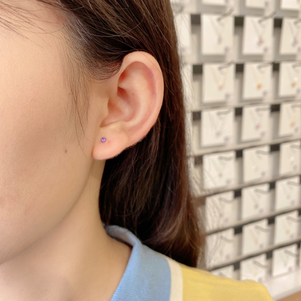 [HOT] Boucles d'oreilles solitaires délicates