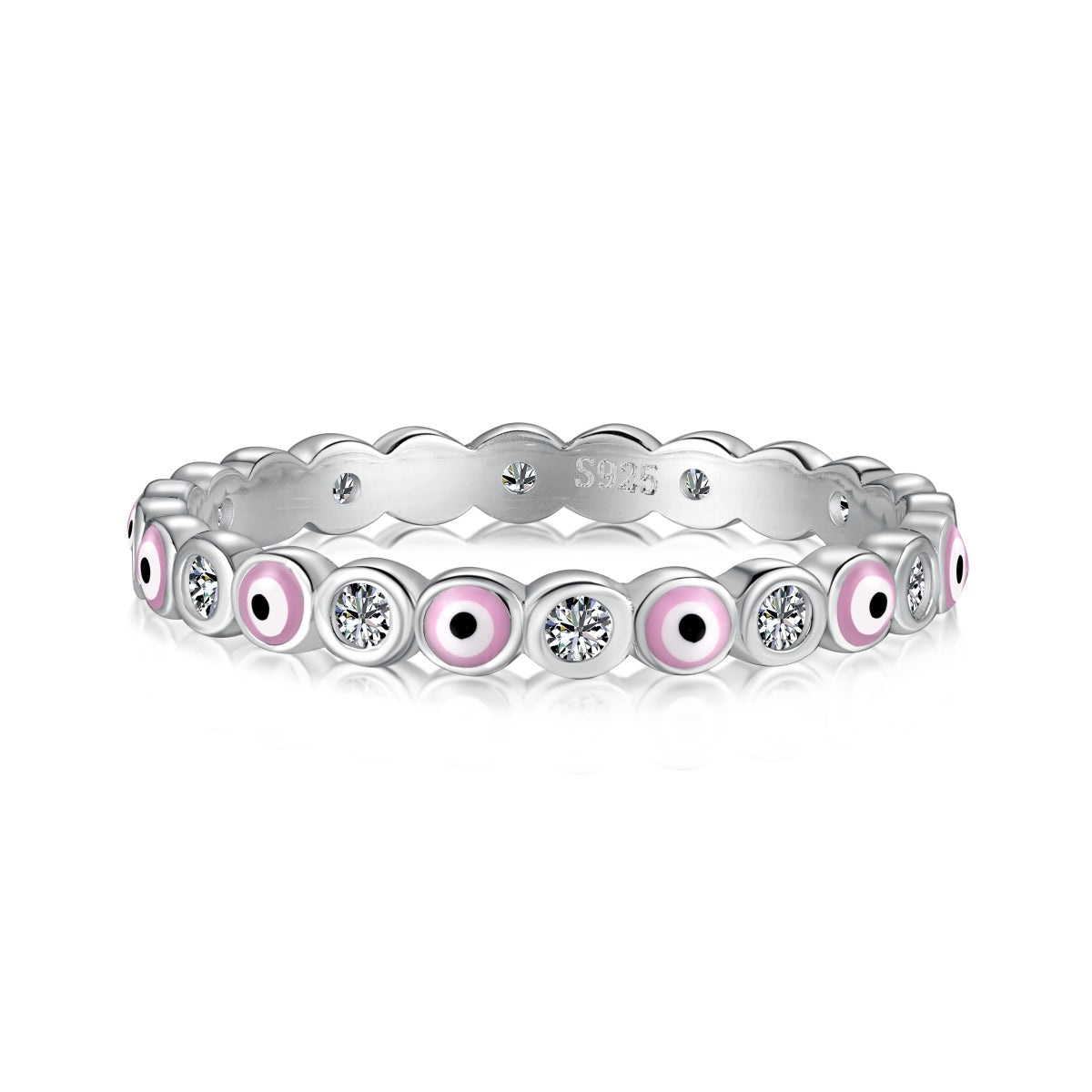 [HOT] Bague ronde vibrante et scintillante pour un usage quotidien
