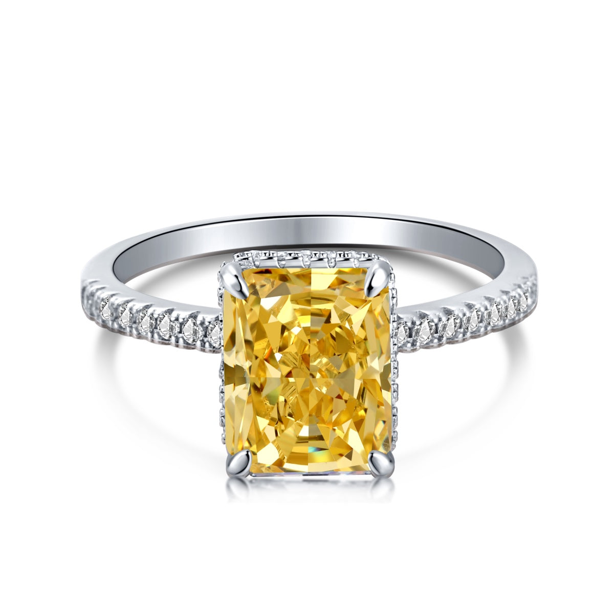 [HOT] Bague de fiançailles luxueuse de 4,0 carats