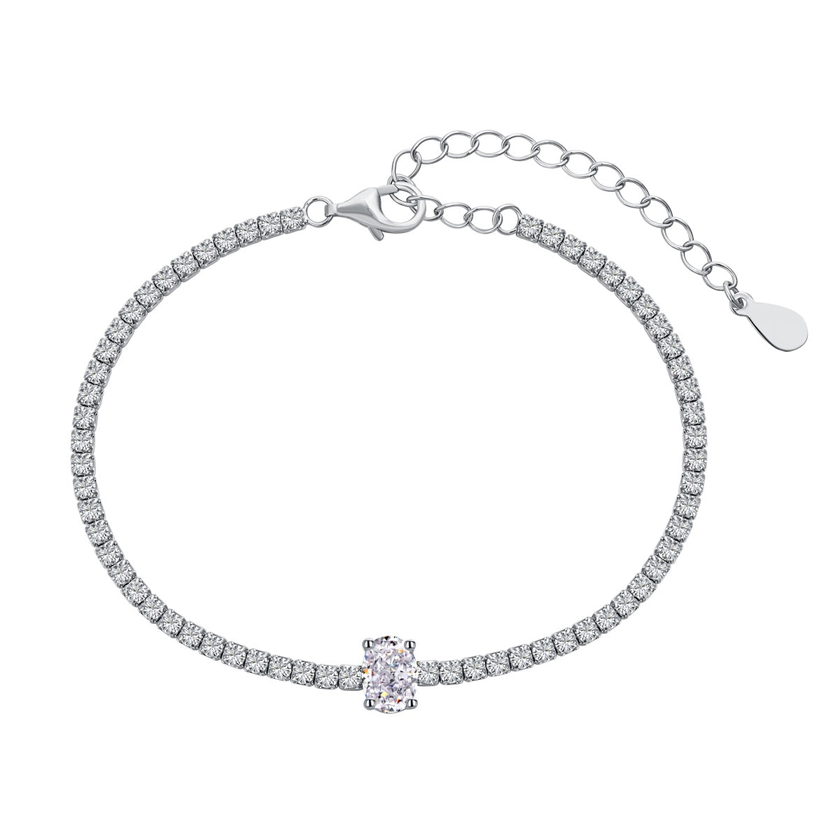 [HOT] Bracelet quotidien exquis taille ovale de 0,75 carat