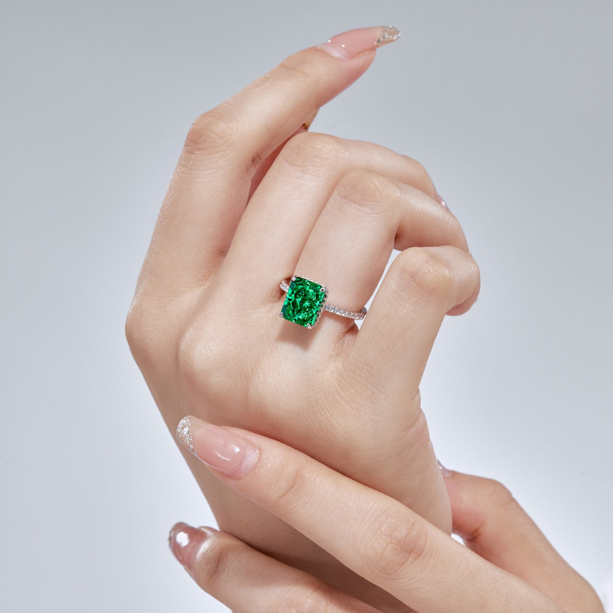 [HOT] Bague de fiançailles luxueuse de 4,0 carats
