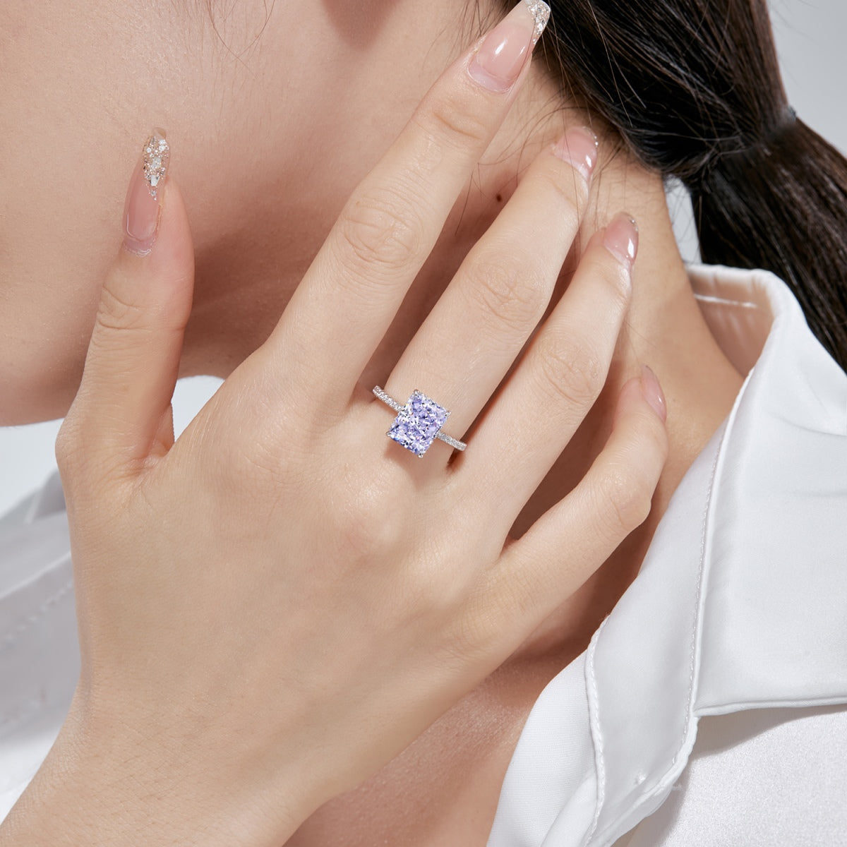 [HOT] Bague de fiançailles luxueuse de 4,0 carats