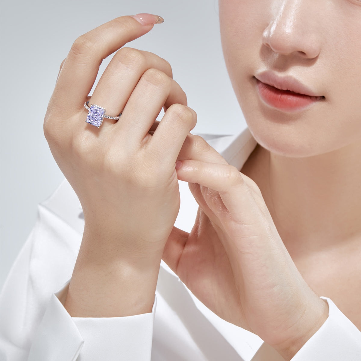 [HOT] Bague de fiançailles luxueuse de 4,0 carats