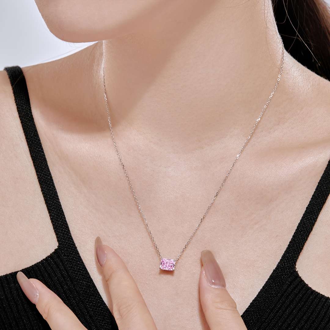 [HOT] Collier coloré de forme carrée luxueuse