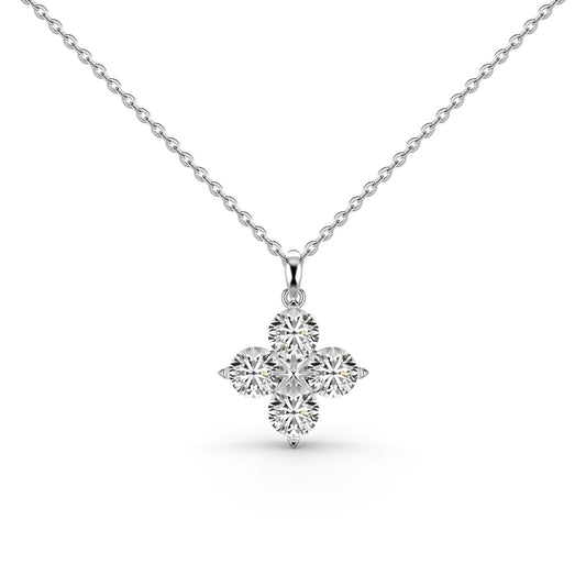 [HOT] Collier trèfle à quatre feuilles et étoile à huit branches