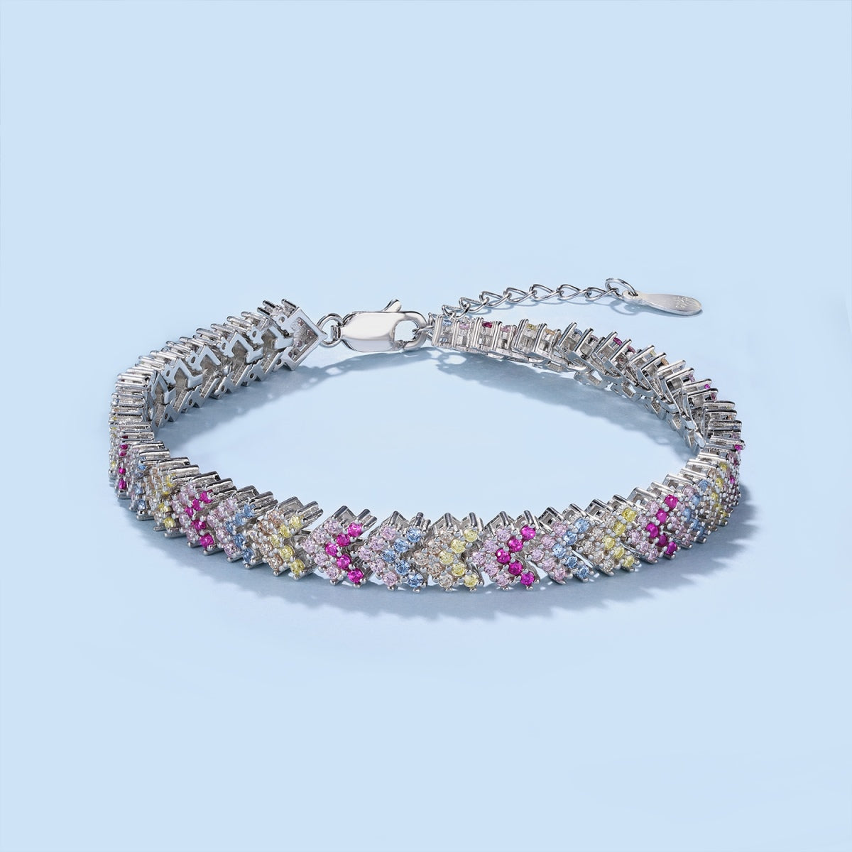 [HOT]Ornate Sparkling Round Cut Party Bracelet
