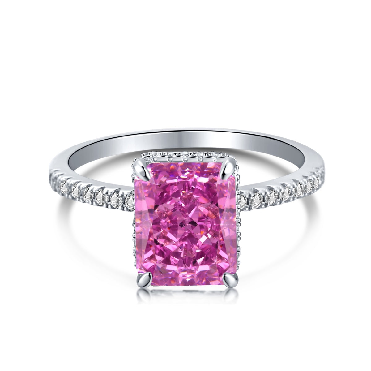 [HOT] Bague de fiançailles luxueuse de 4,0 carats