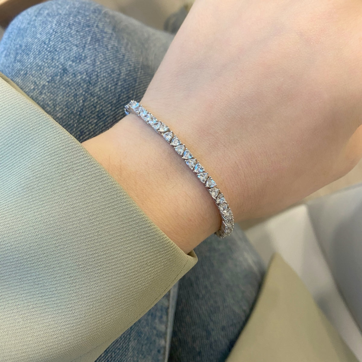 [HOT] Bracelet romantique éblouissant en forme de cœur pour amoureux