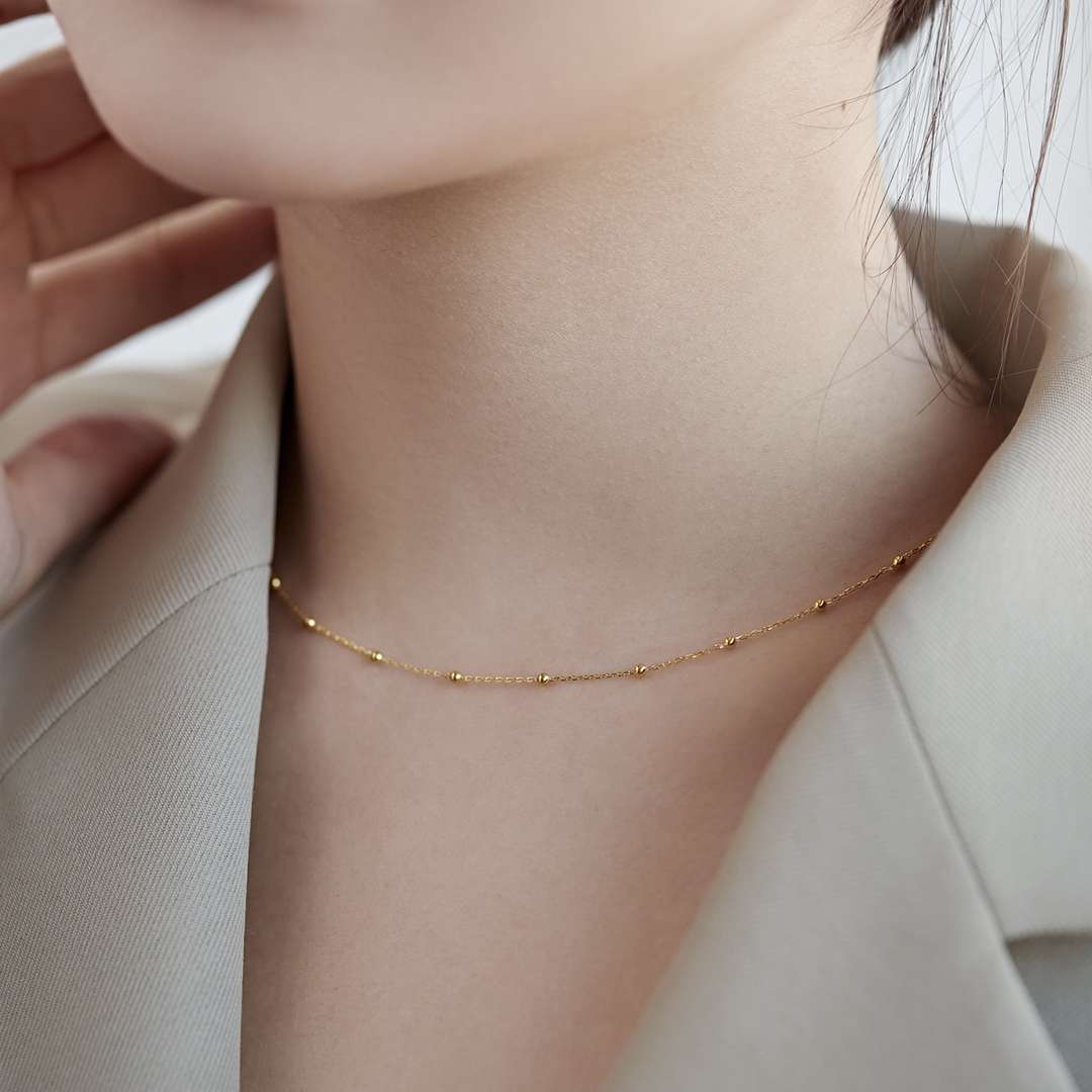 [HOT] Collier simple à petite chaîne de clavicule en perles