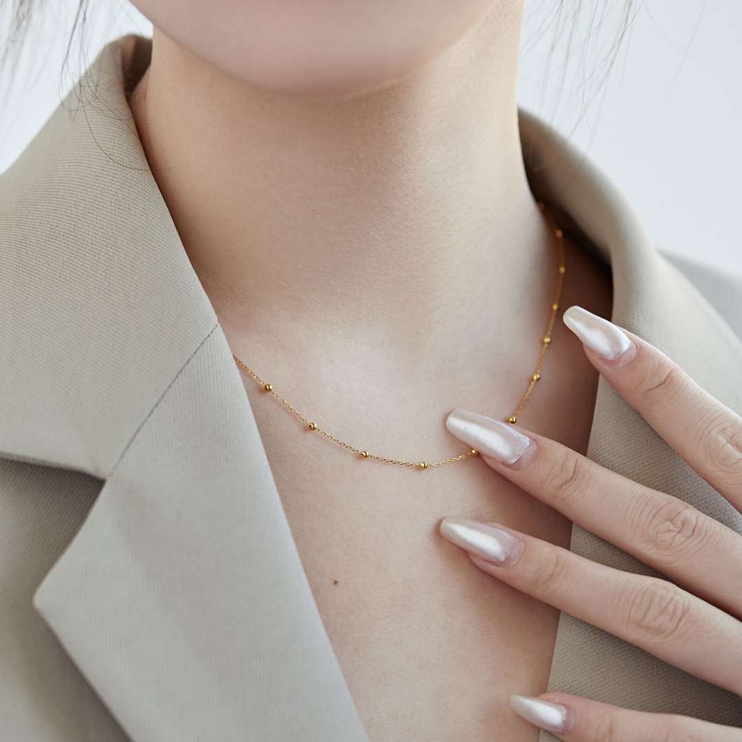[HOT] Collier simple à petite chaîne de clavicule en perles