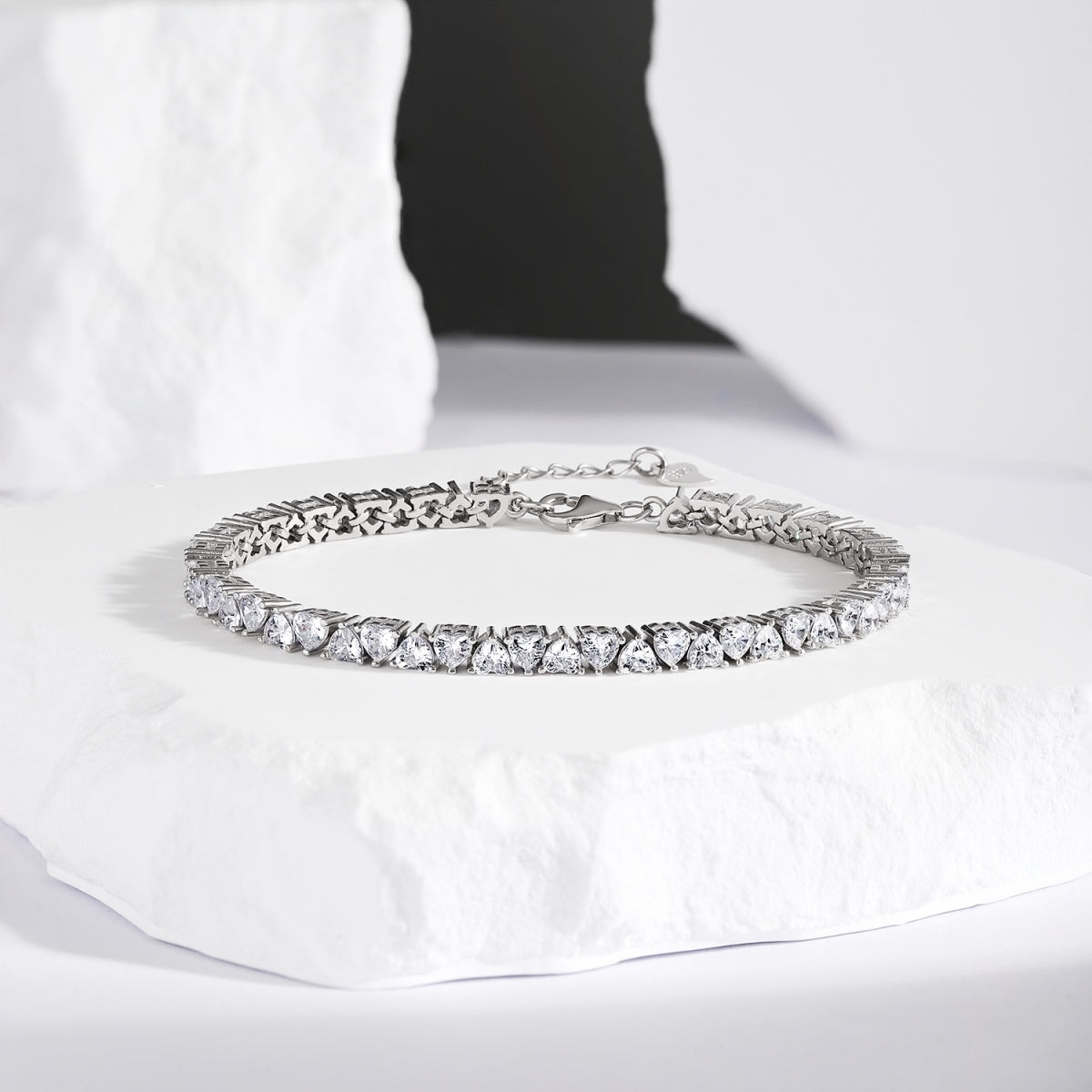 [HOT] Bracelet romantique éblouissant en forme de cœur pour amoureux