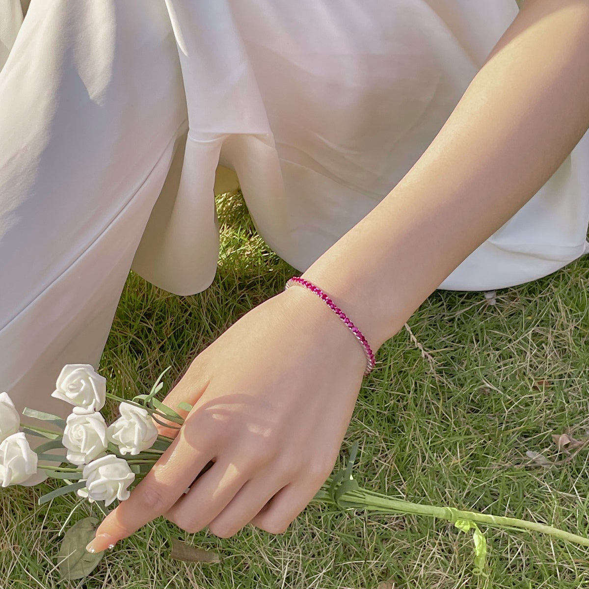 [HOT]Radiant Colorful Round Cut Party Bracelet