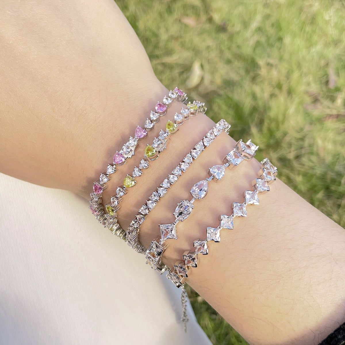 [HOT] Bracelet romantique éblouissant en forme de cœur pour amoureux