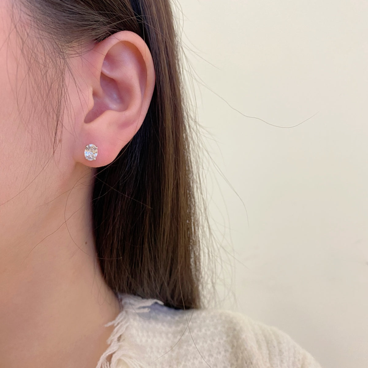 [HOT] Boucles d'oreilles ovales classiques, dignes et élégantes