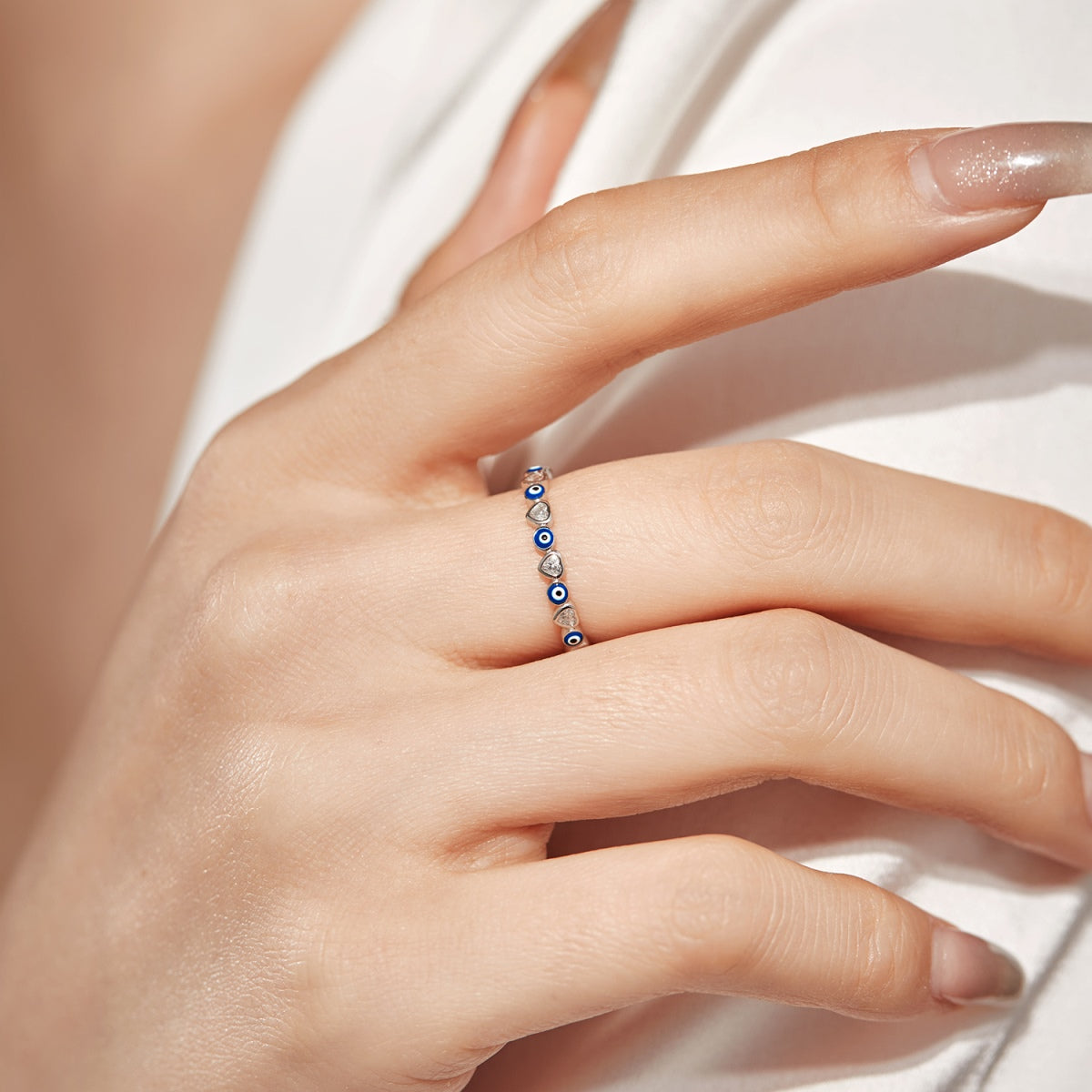 [HOT]Radiant Colorful Round Shape Daily Ring