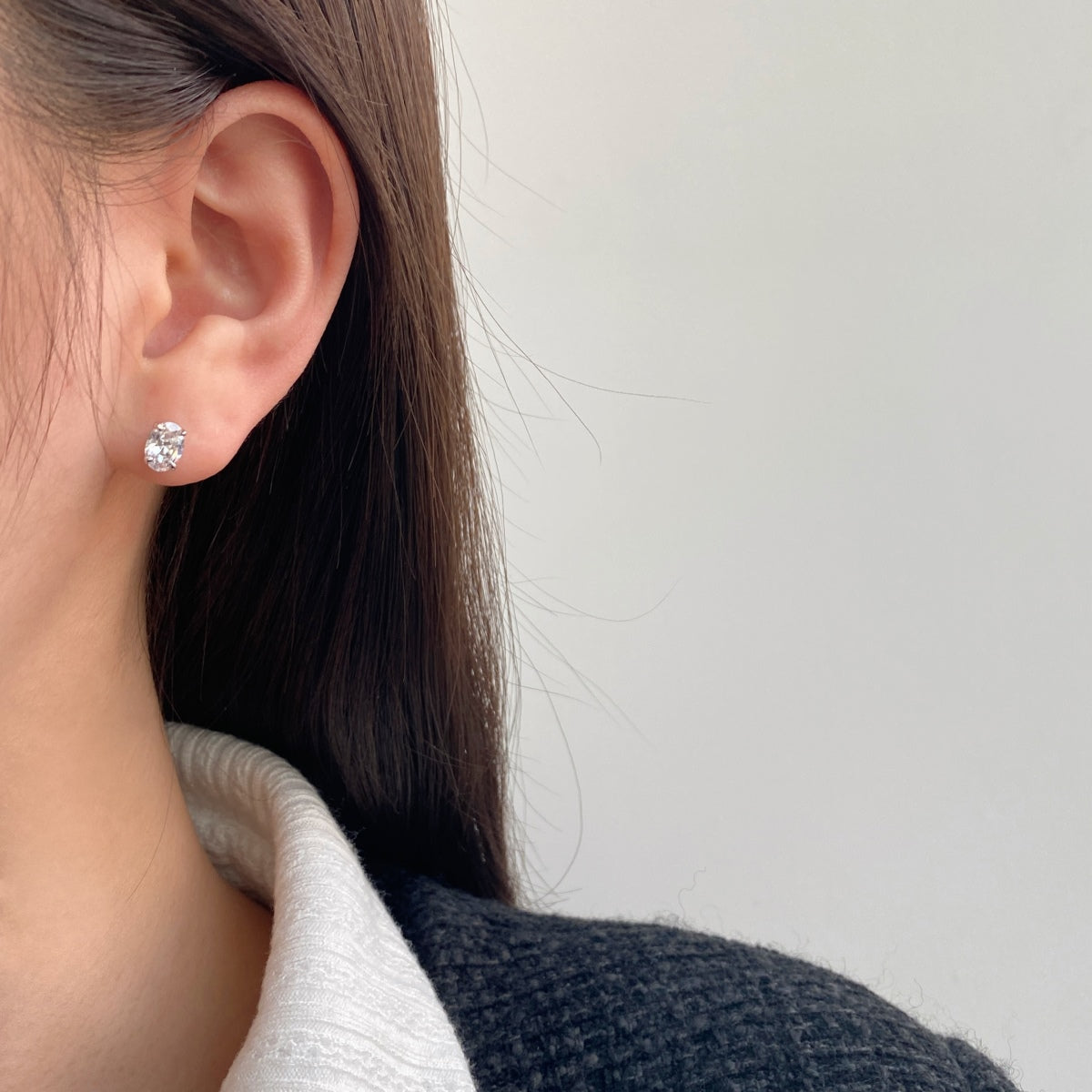 [HOT] Boucles d'oreilles ovales classiques, dignes et élégantes