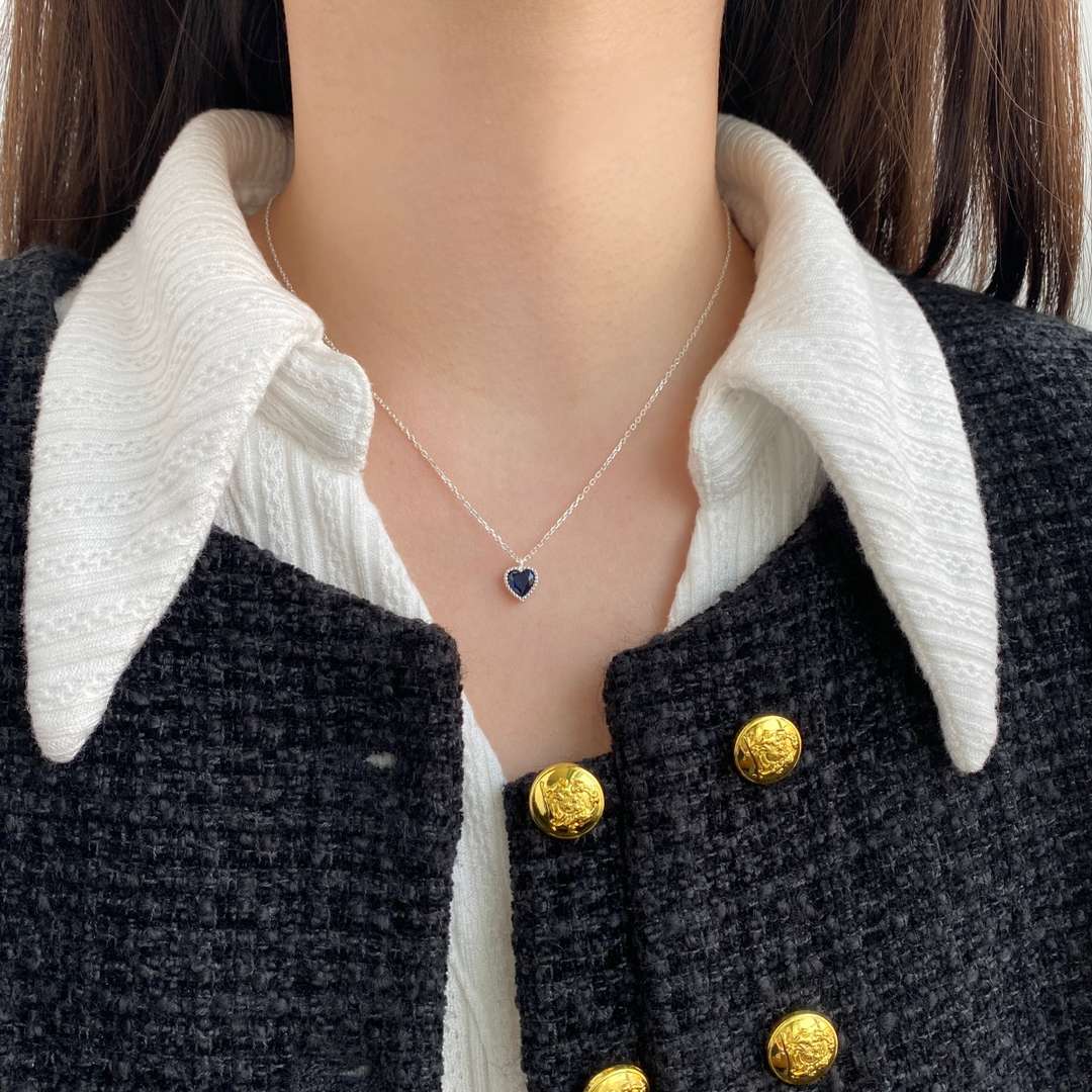 [HOT] Collier en forme de cœur orné
