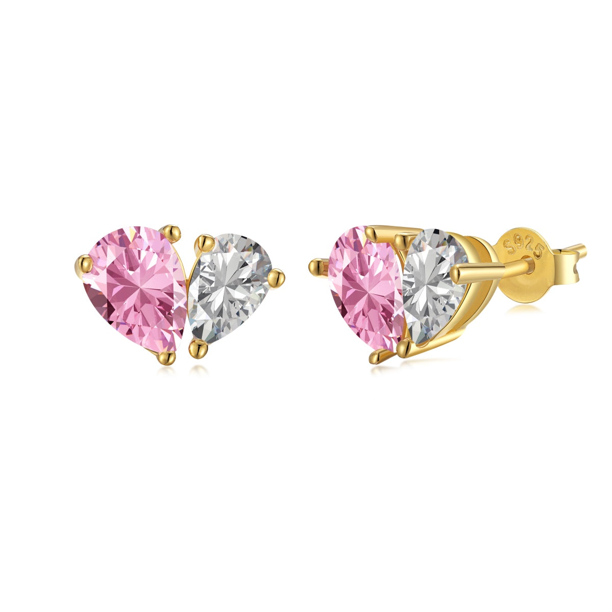 [HOT] Boucles d'oreilles éblouissantes et élégantes en forme de cœur