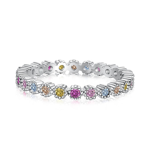 [HOT] Bague de fête ronde colorée exquise
